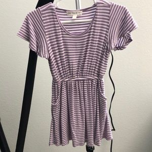 Two dresses and romper- toddler